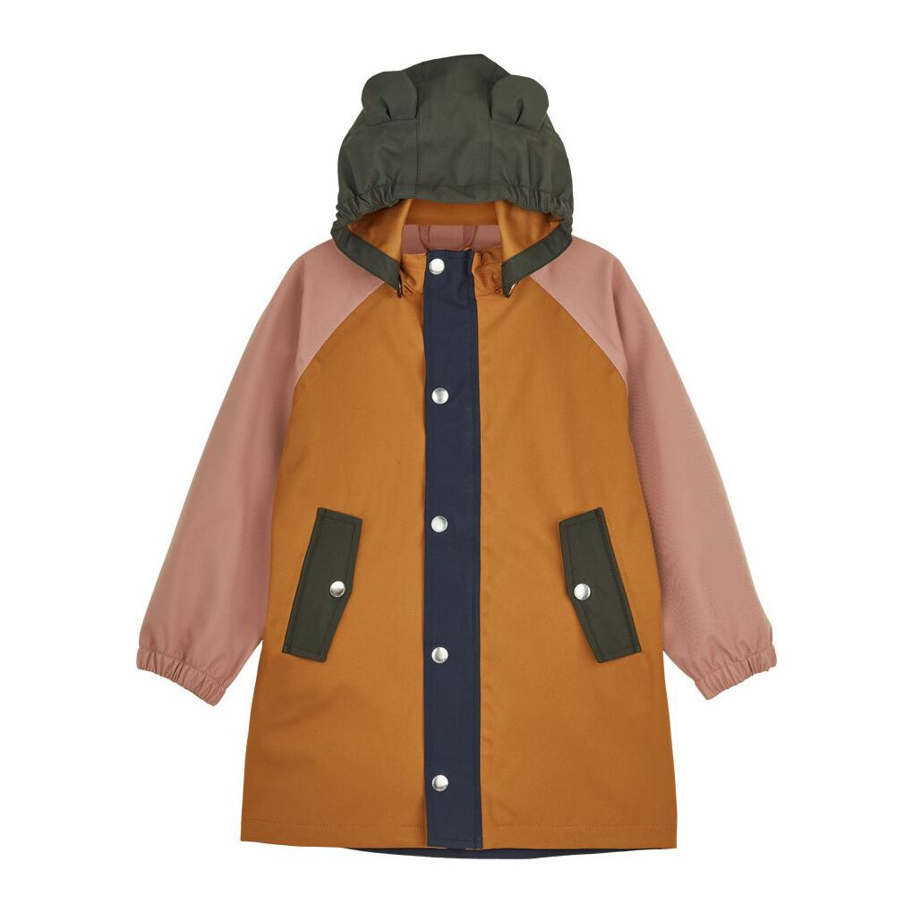 Liewood Blake Regenjacke „Dark rose multi mix“