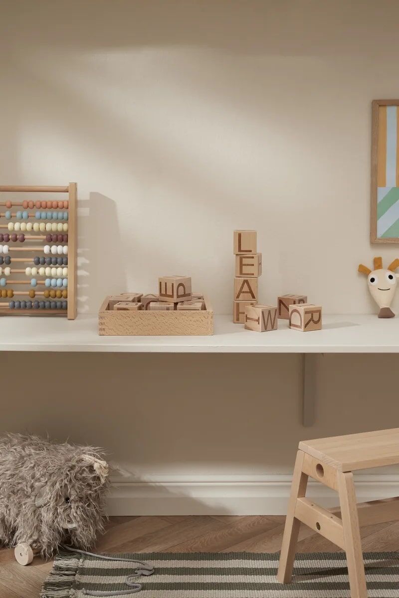 Kids Concept Buchstaben-Klötze NEO natural – Bild 7