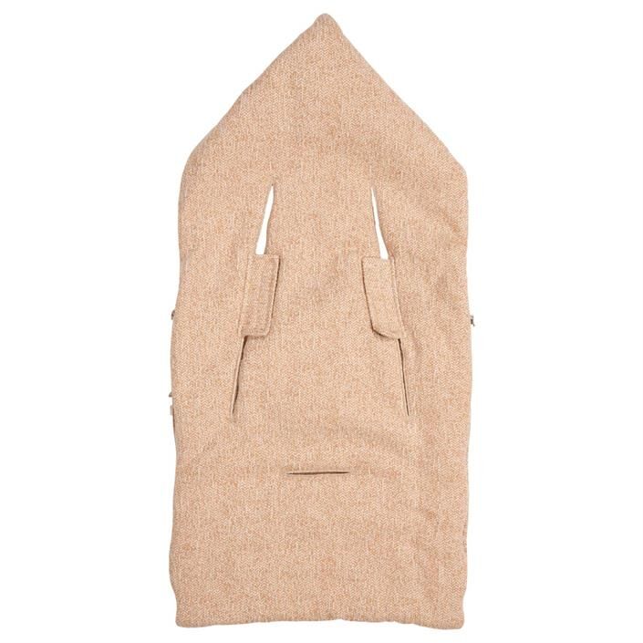 koeka Fußsack Vigo Teddy caramel / soft caramel für Babyschalen – Bild 2