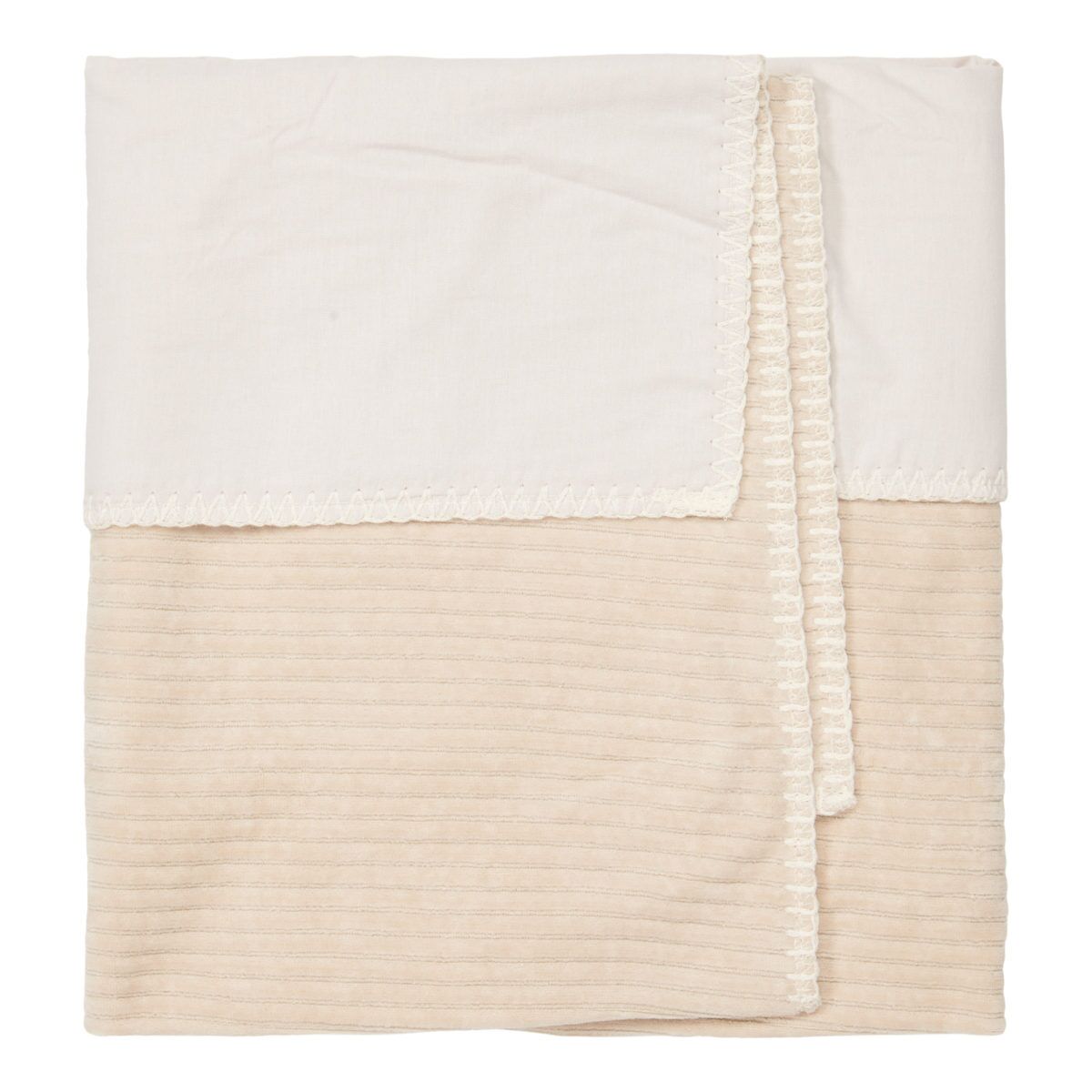 koeka Babydecke Vik, Flanell, sand, 75x100cm 02