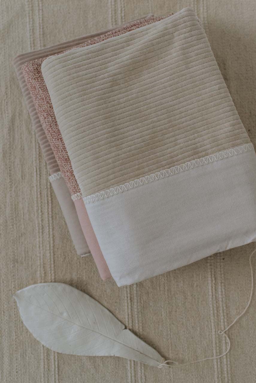 koeka Babydecke Vik, Flanell, sand, 75x100cm 03