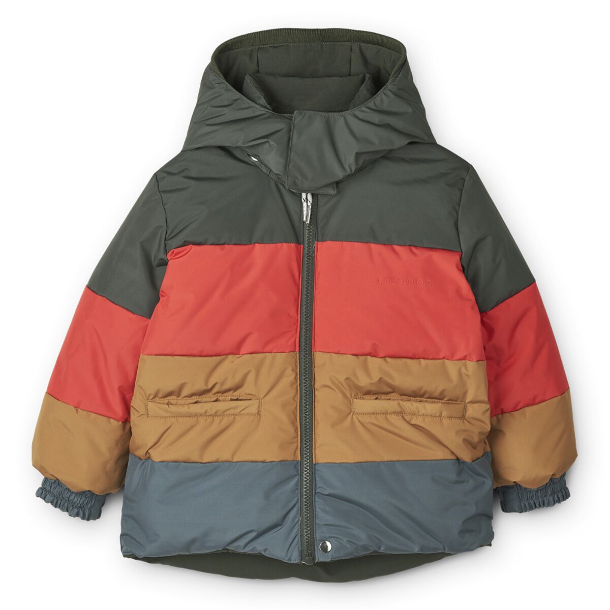 Liewood Paloma Daunenjacke für Kinder „Hunter green multi mix“