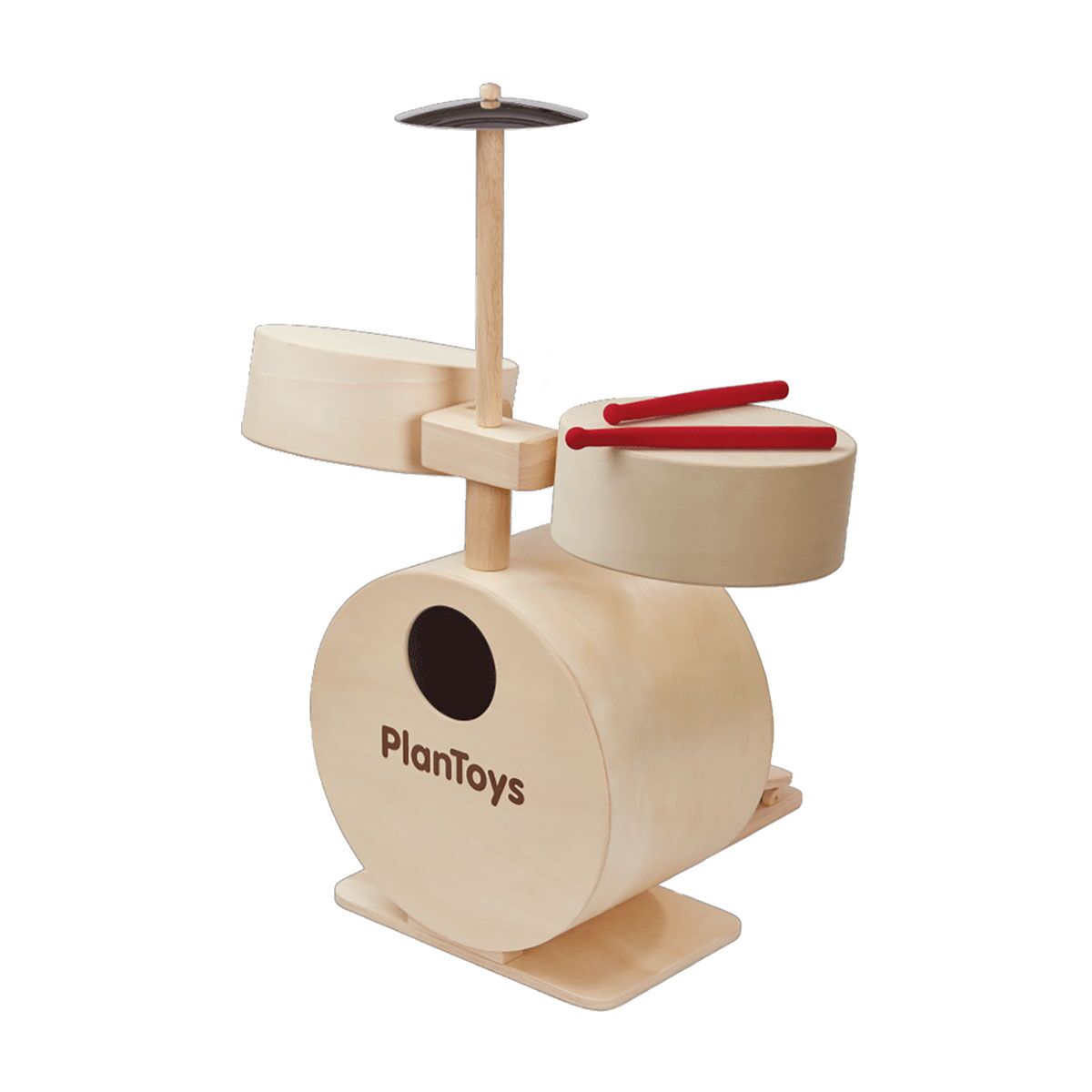 PlanToys Kinder-Trommel-Set aus Holz