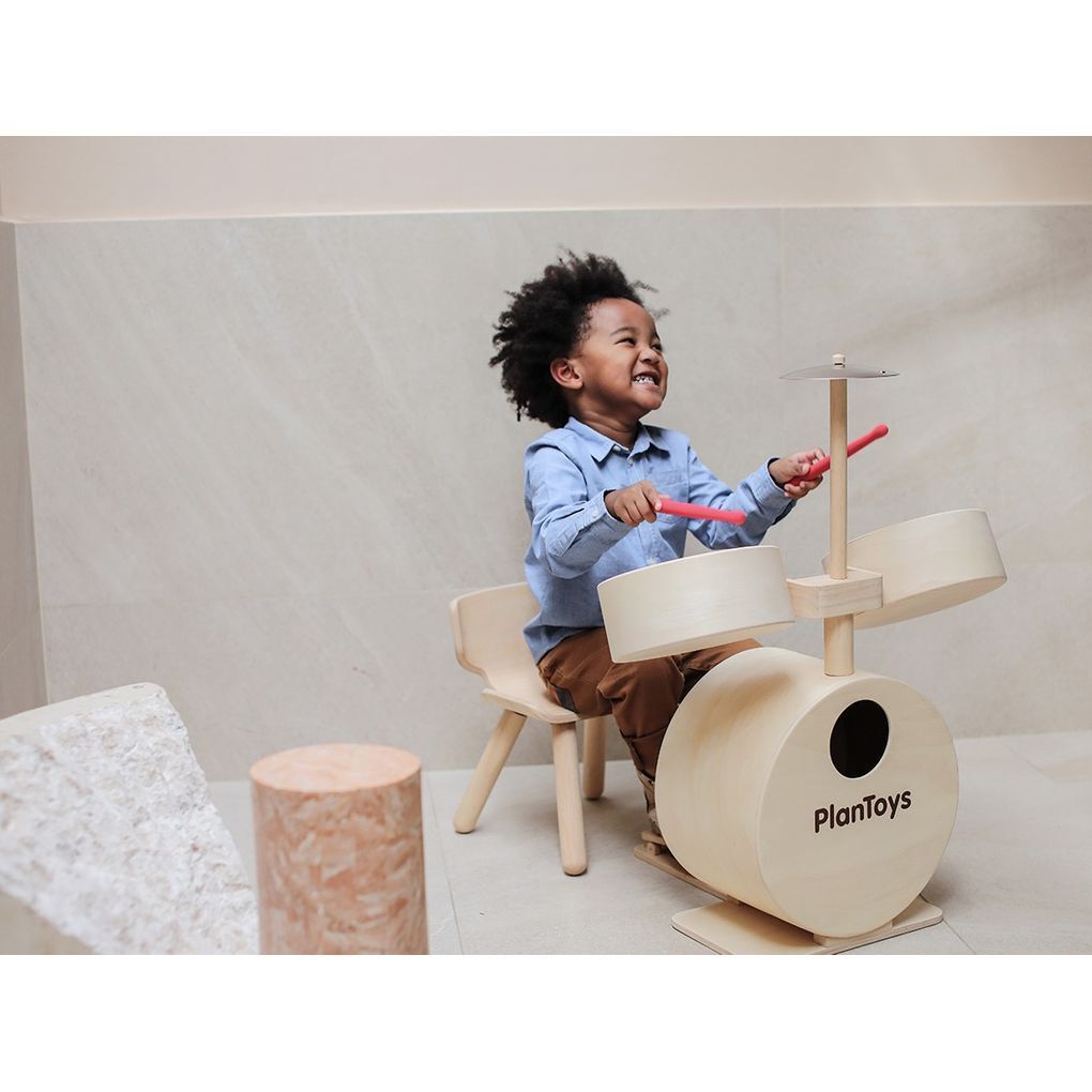 PlanToys Kinder-Trommel-Set aus Holz – Bild 5