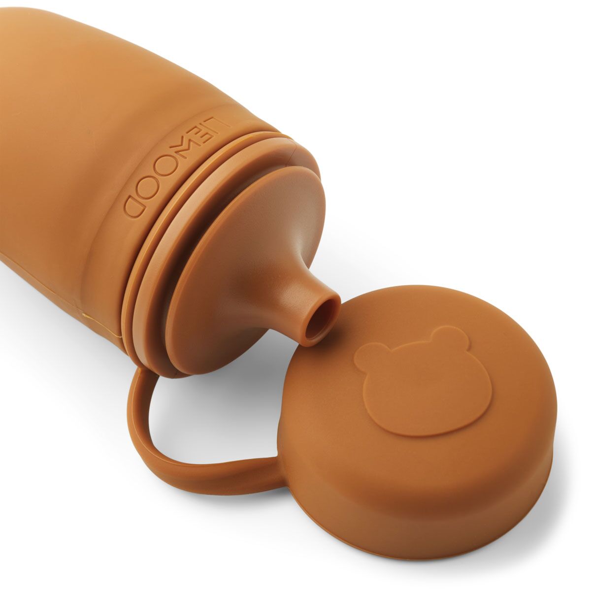 DELISTED Liewood Tanya Smoothie-Flasche „Mustard / sea blue mix“, Silikon, 2er-Pack – Bild 7