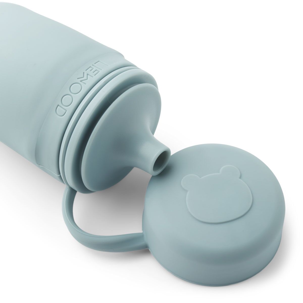 DELISTED Liewood Tanya Smoothie-Flasche „Mustard / sea blue mix“, Silikon, 2er-Pack – Bild 8
