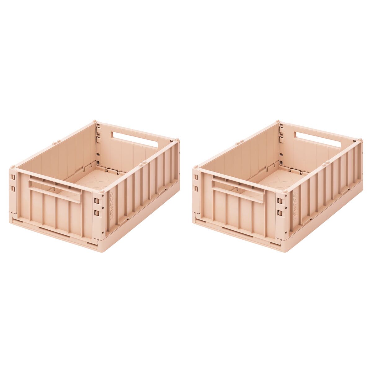 DELISTED Liewood Aufbewahrungsbox Weston „Rose“, Größe M, 2er-Set, 36x25x14cm