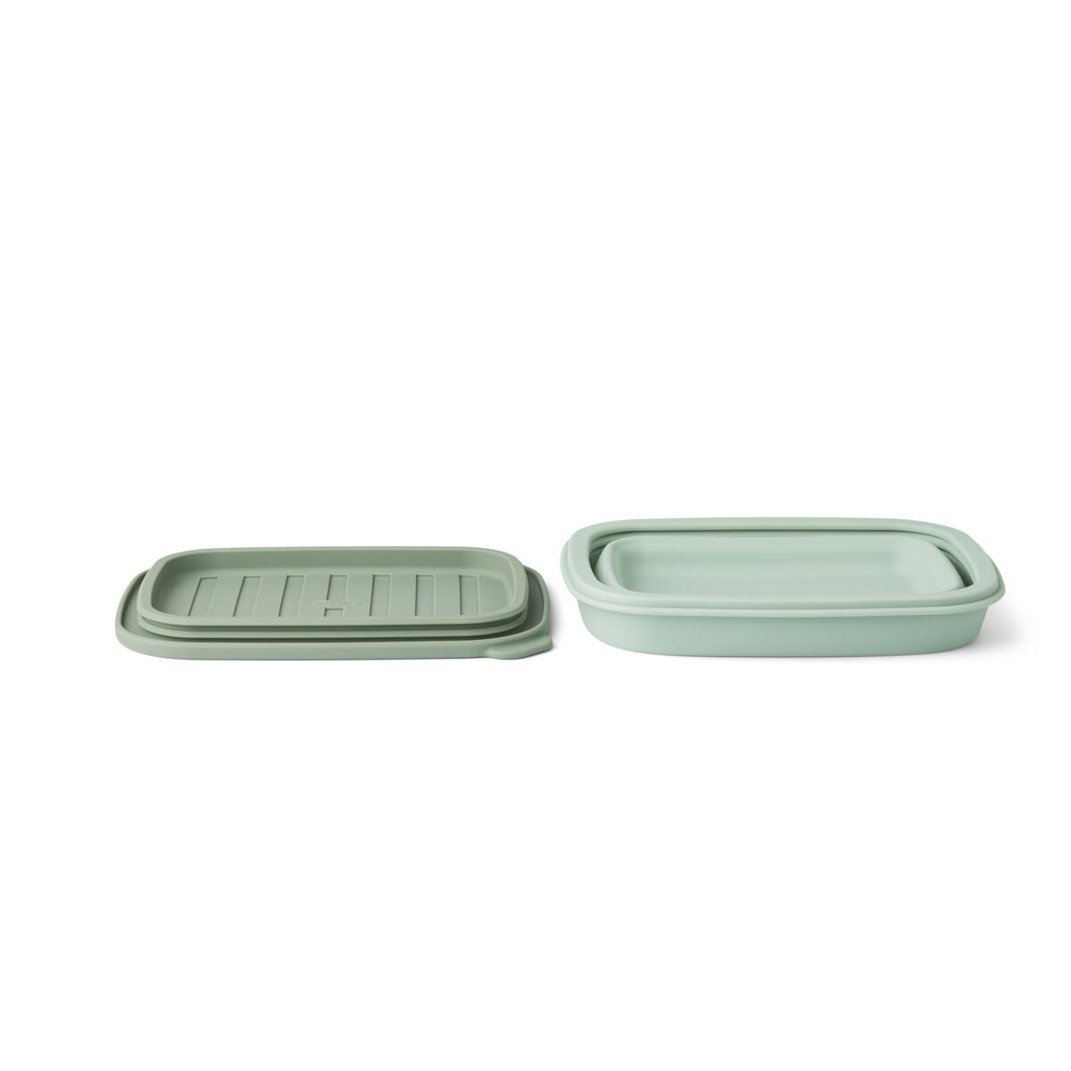 Liewood Franklin faltbare Silikonschale „Dusty mint / faune green mix“, L19cm – Bild 3