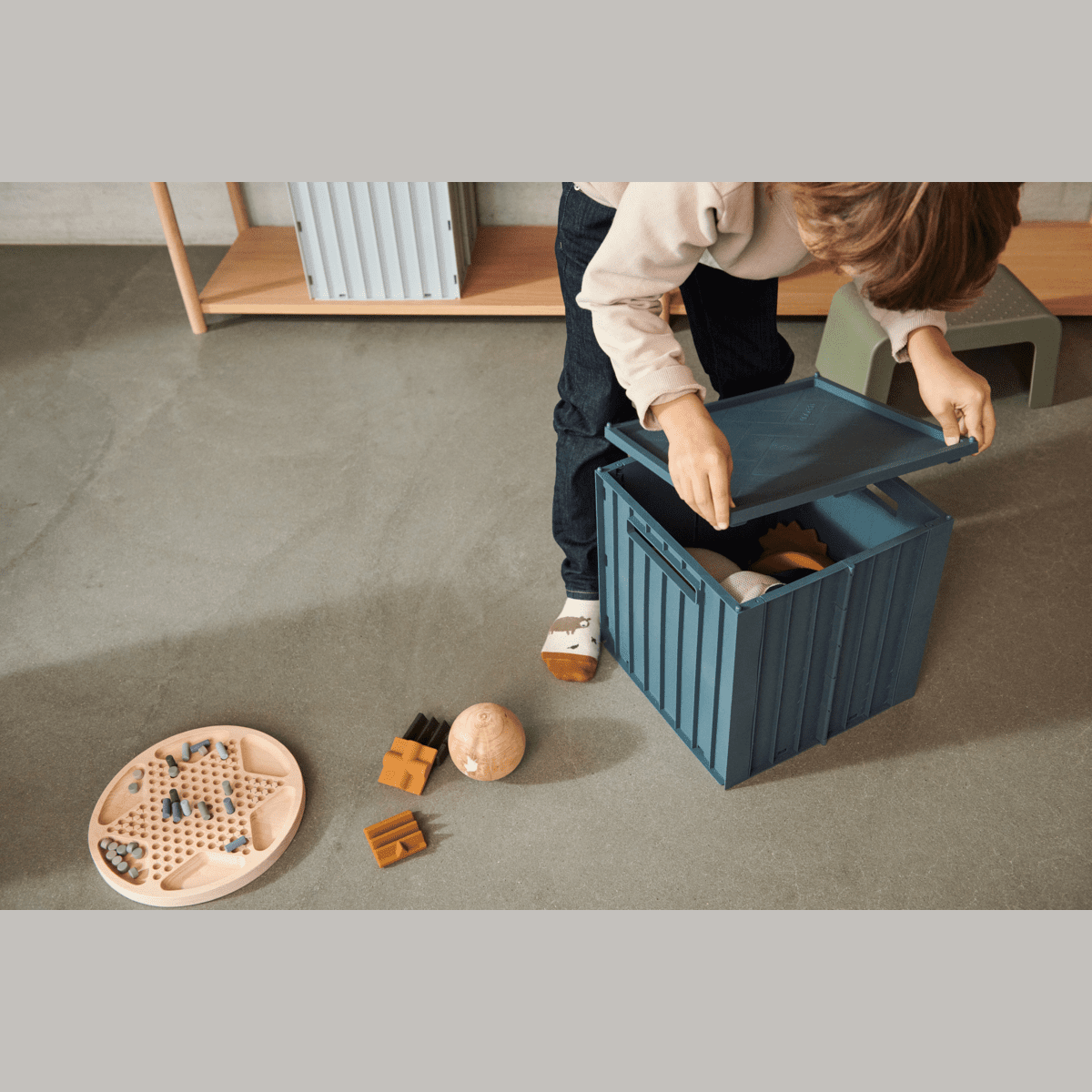 DELISTED Liewood Aufbewahrungsbox Elijah „Apple blossom“ mit Deckel, 31x30x32cm – Bild 6