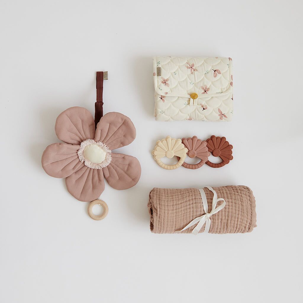 Cam Cam Wickelunterlage „Windflower Creme“ 03