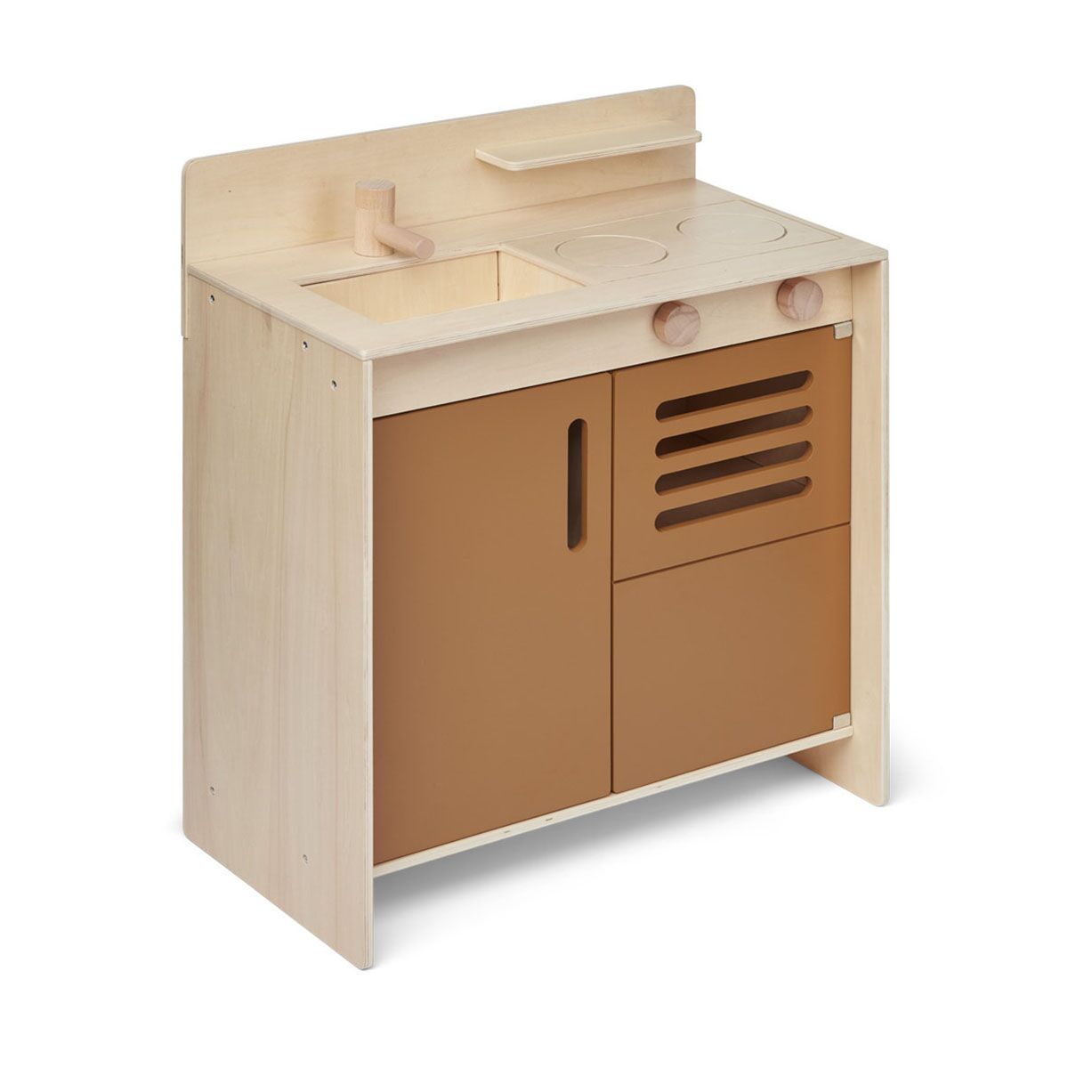Liewood Kinderspielküche Mario „Golden caramel“, Buchenholz