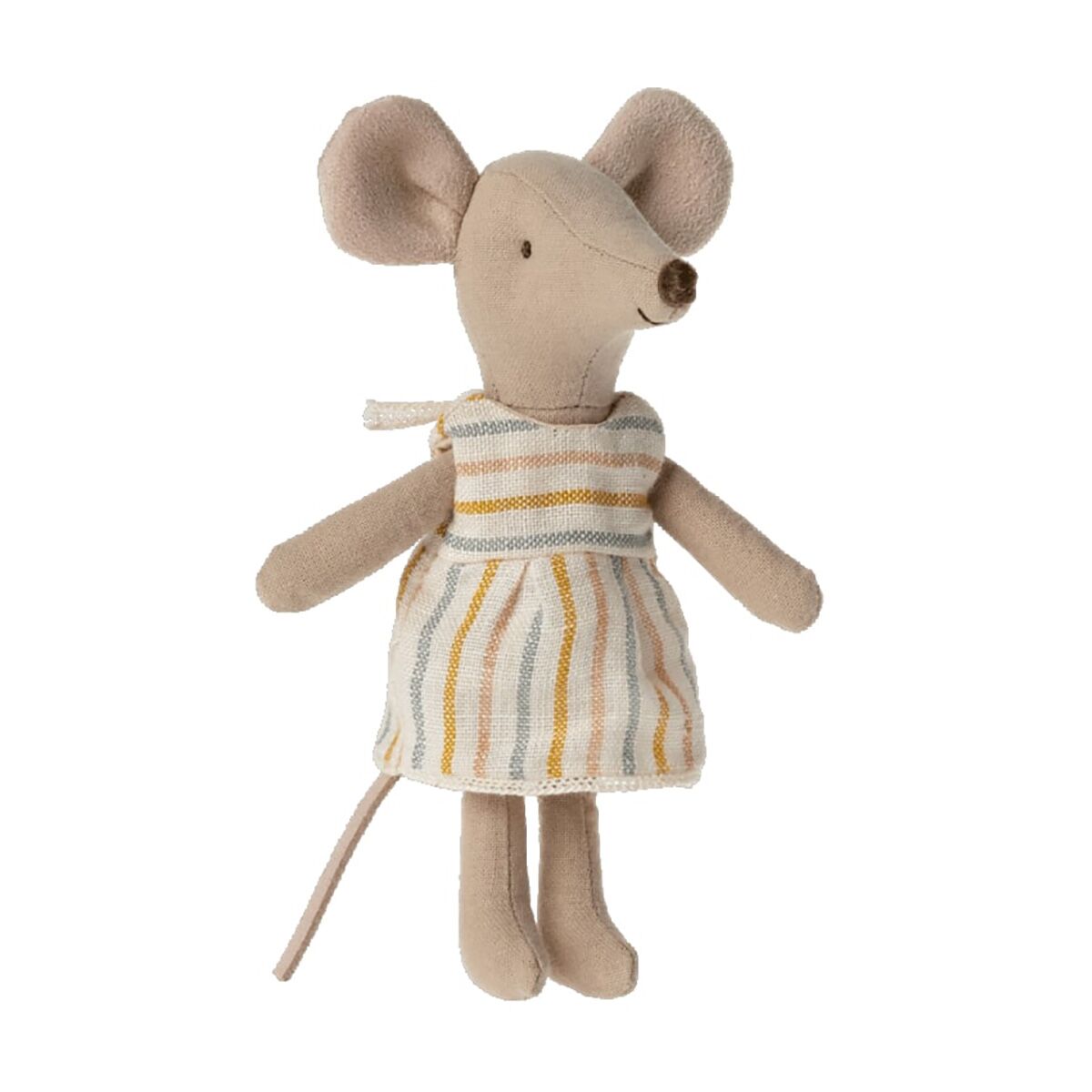 Maileg Big Sister Maus in der Box „mit gestreiftem Kleid“ - H13cm 01