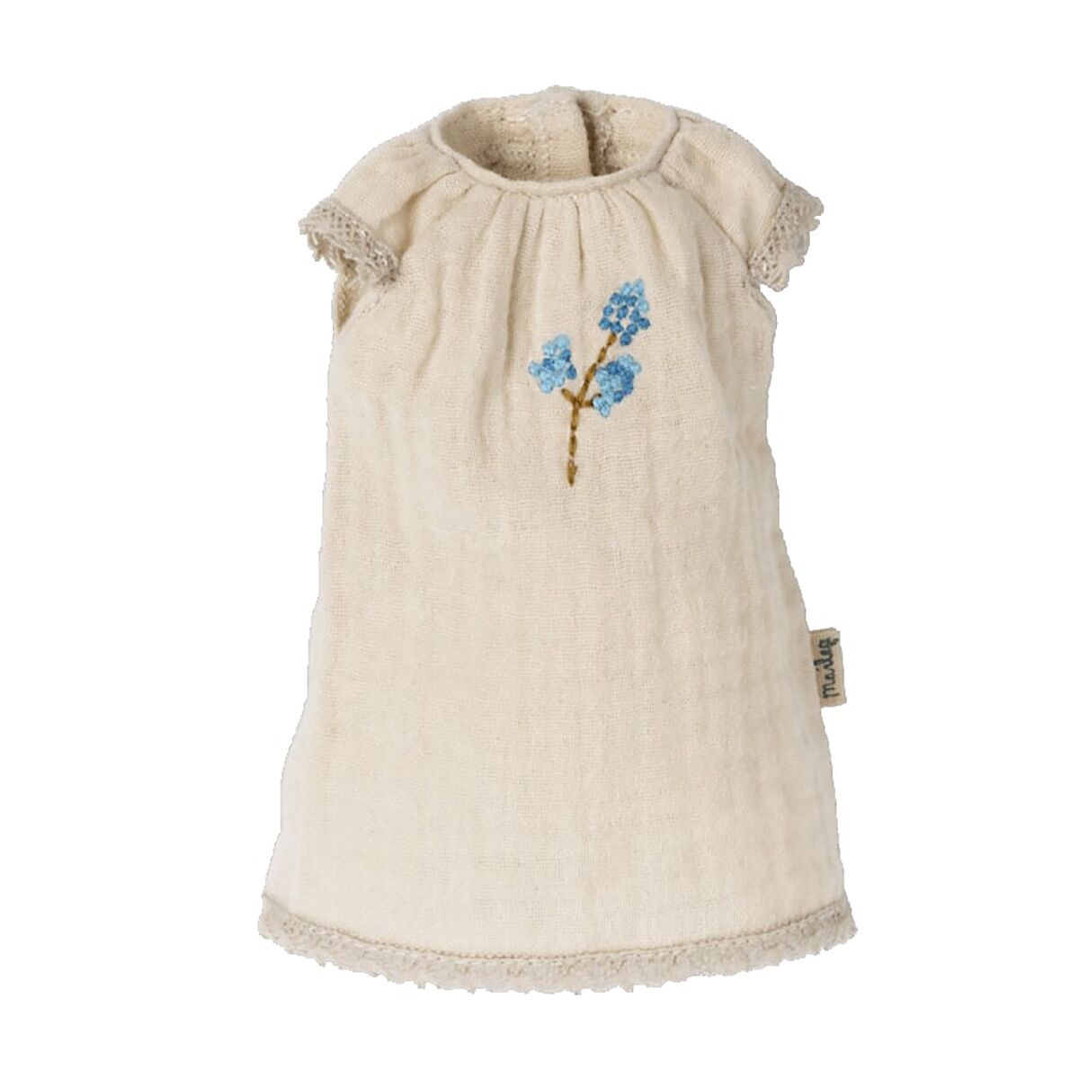 Maileg Kleid mit Stickerei für Hasen (Größe 2) 01
