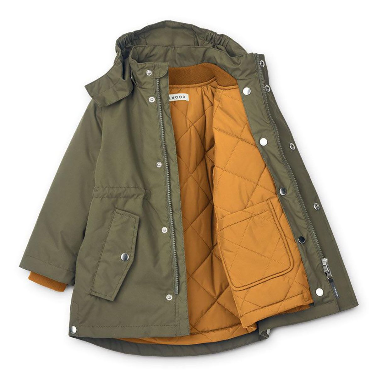 Liewood Atlas 3-in-1 Parka für Kinder „Army“, Gr. 92-122 – Bild 3