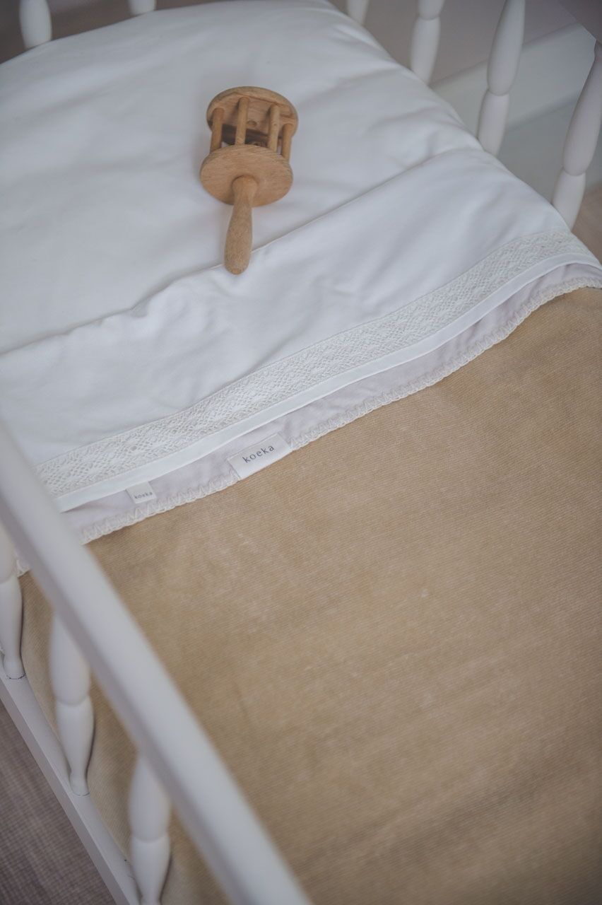 koeka Babydecke Oddi Flanell „warm white“, 75x100cm – Bild 6