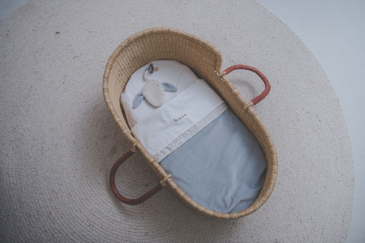 koeka Babydecke Oddi Flanell „warm white“, 75x100cm – Bild 7