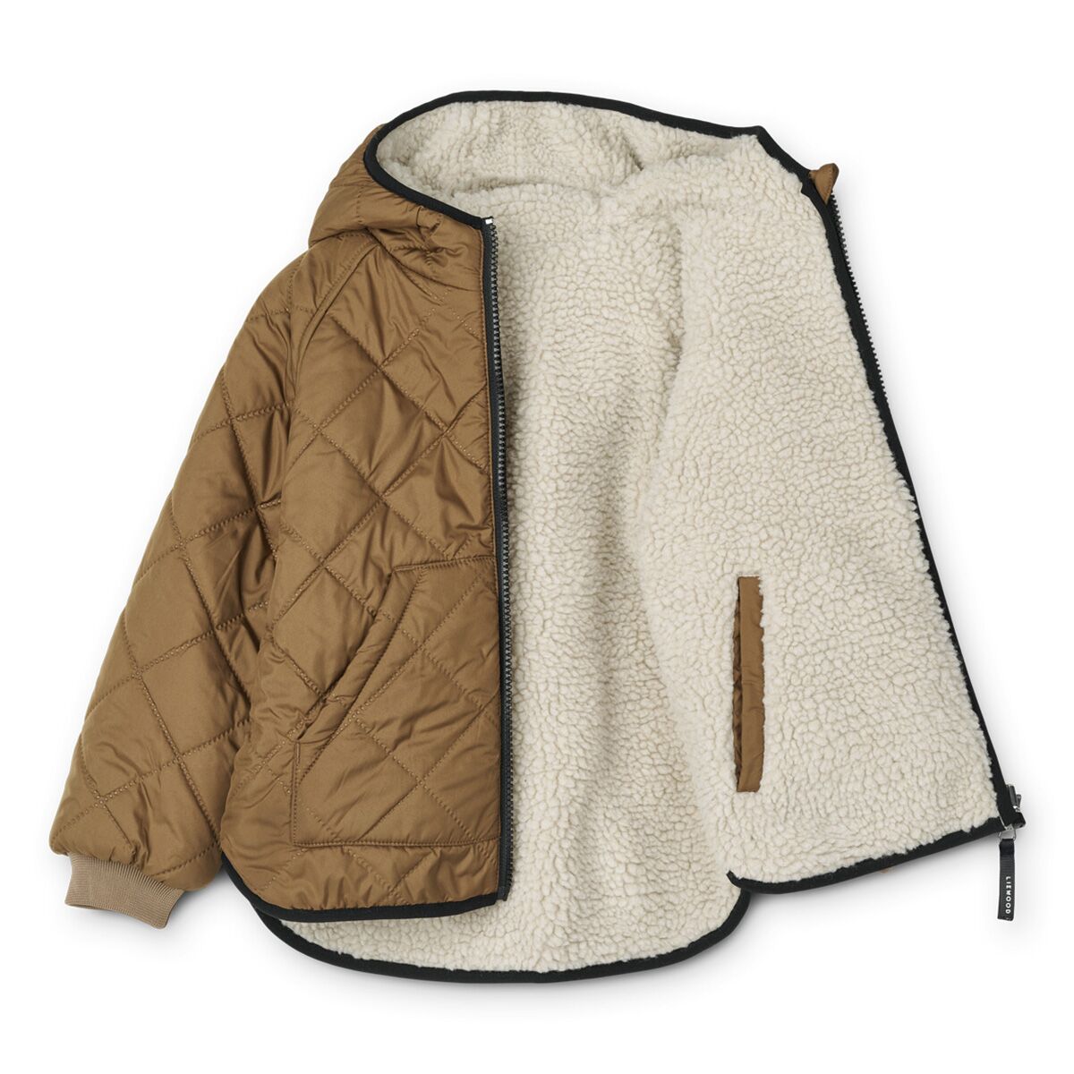 DELISTED Liewood Jackson Thermo-Wendejacke für Kinder „Pecan / Sandy mix“ – Bild 6