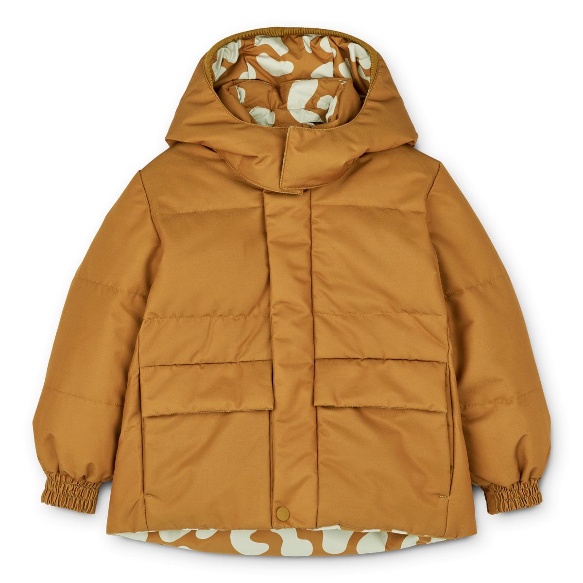 Liewood Paloma Daunenjacke für Kinder „Mega leo / Golden caramel“, Wendejacke, Gr. 80, 86, 98, 104, 116