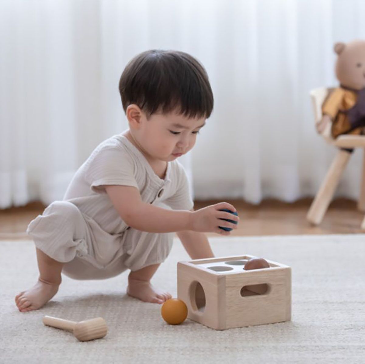 PlanToys Hammerspiel „Orchard“ aus Holz – Bild 5