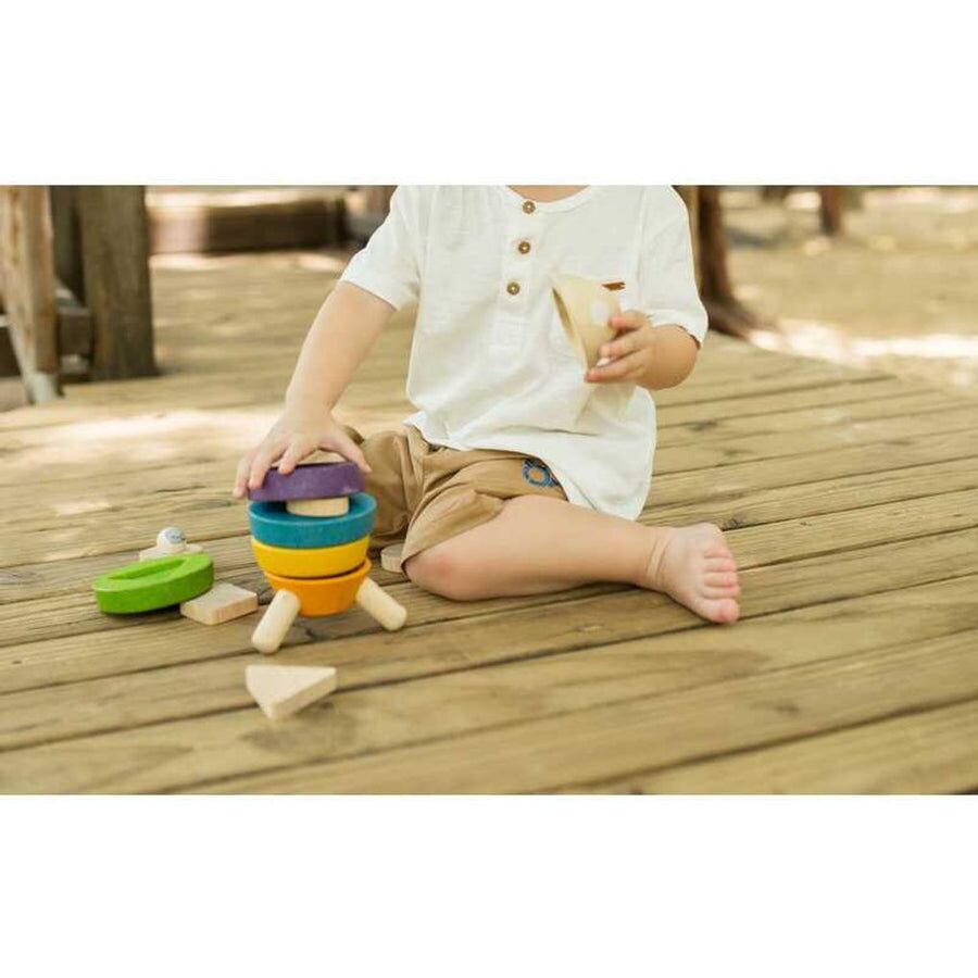 PlanToys Stapelrakete aus Holz – Bild 3