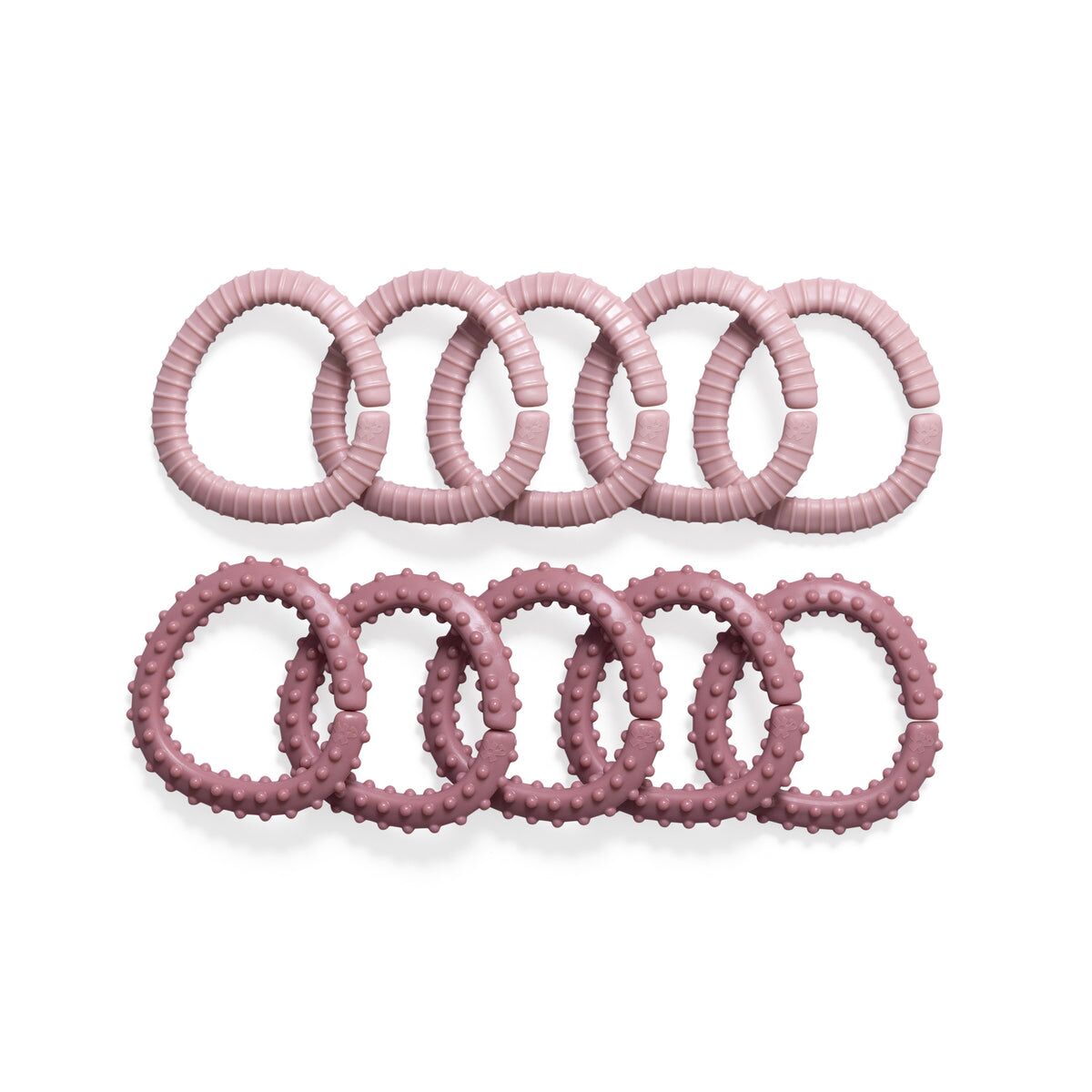 Sebra Spielzeug Ringe, 10 Stck., blossom pink
