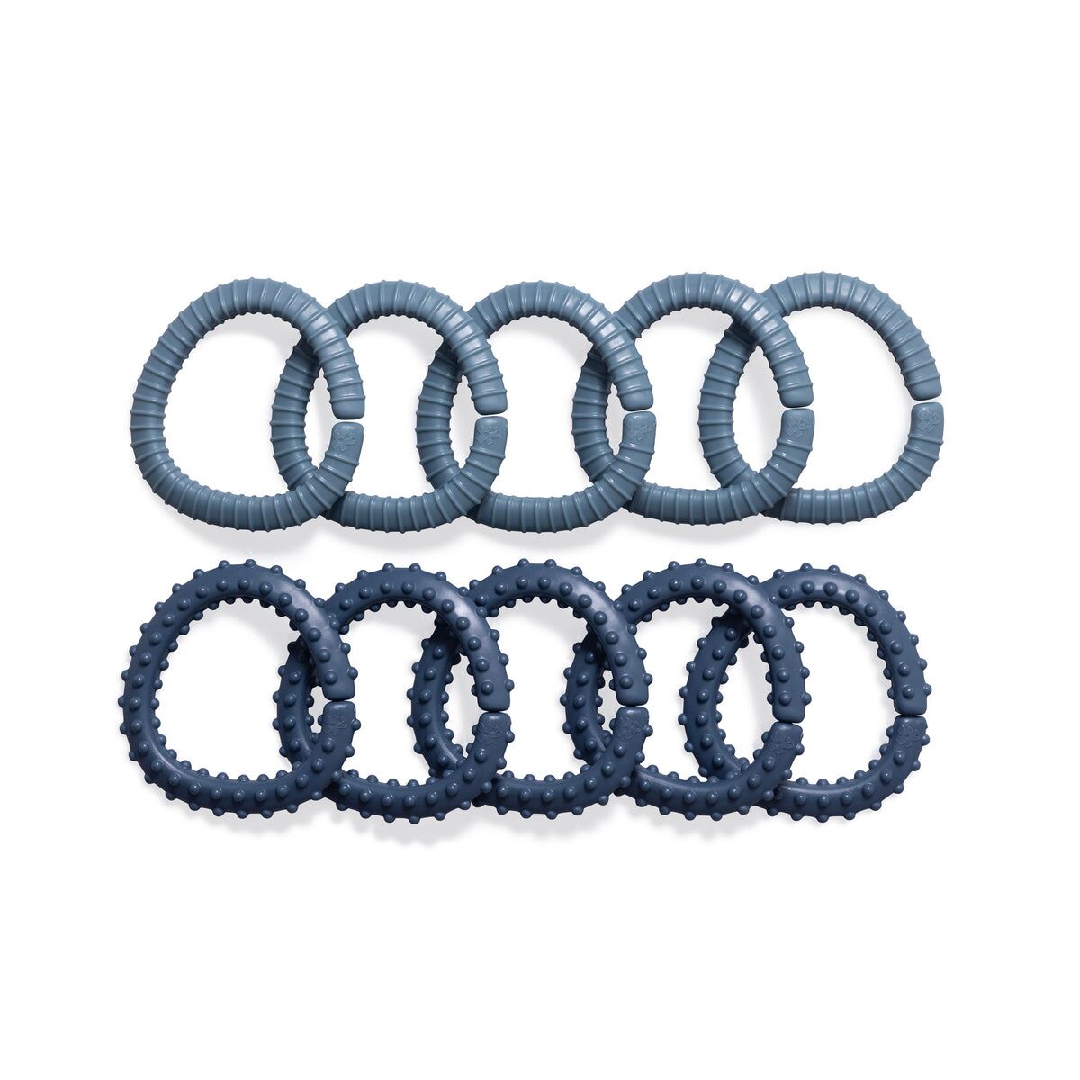 Sebra Spielzeug Ringe, 10 Stck., vintage blue