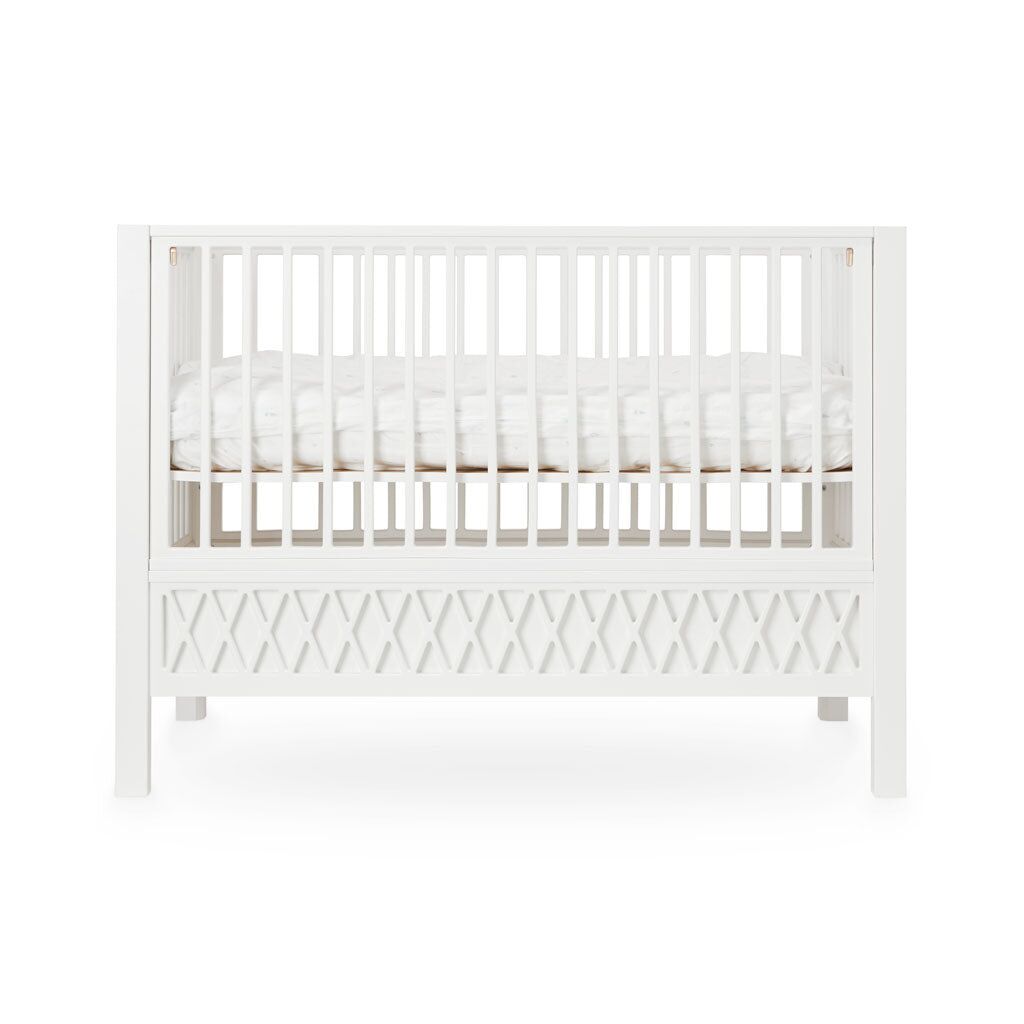 Cam Cam Babybett Harlekin „Weiß“, FSC Mix, 60x120cm 01