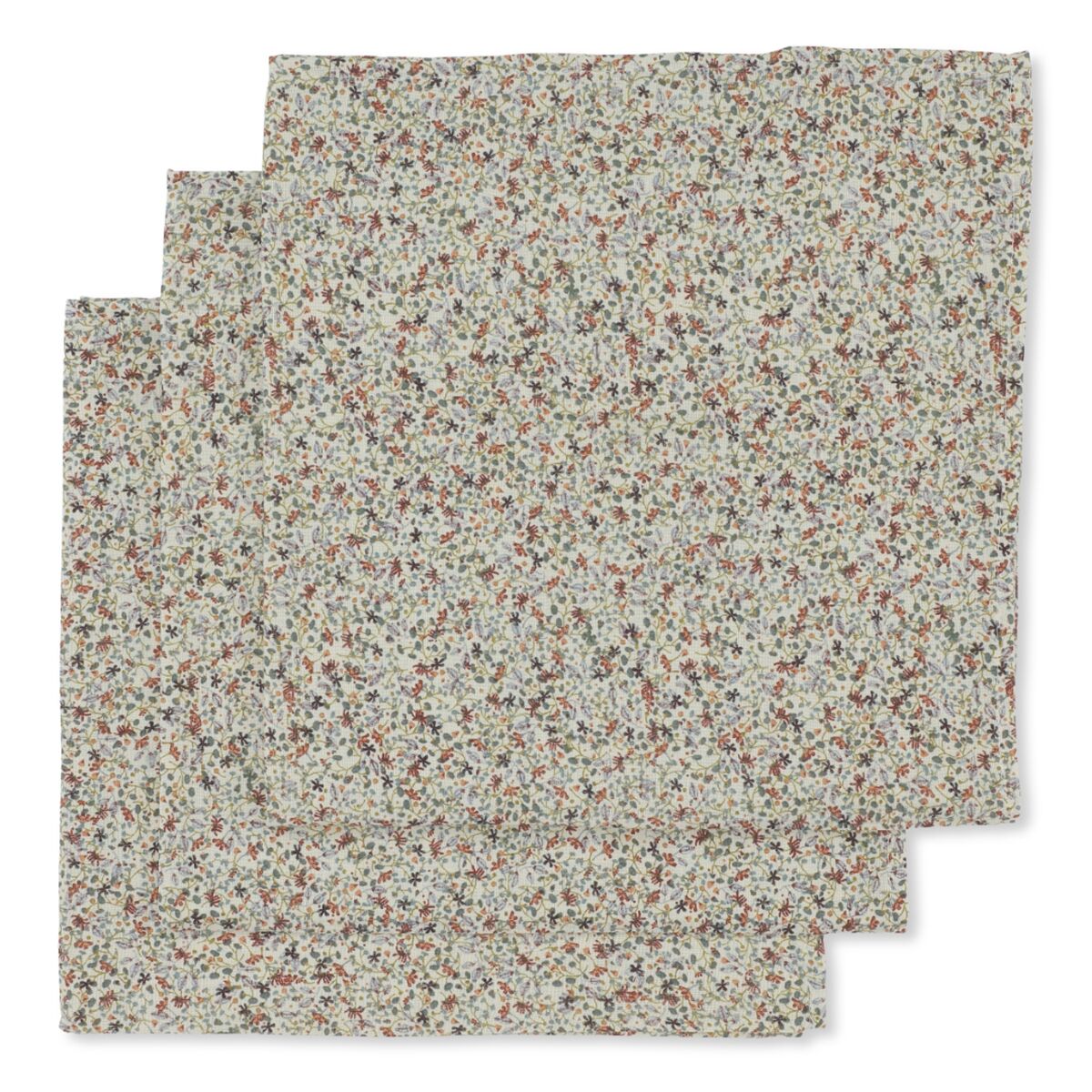 DELISTED Konges Sløjd Musselin Tuch-Set „Louloudi“, 65cm, 3er-Set