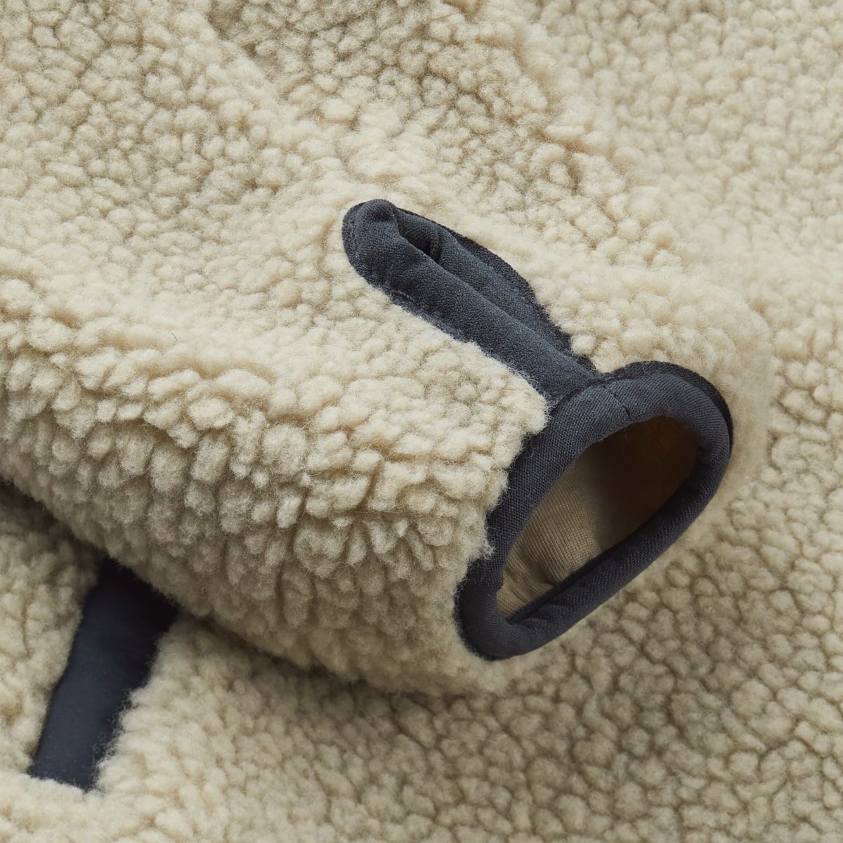 DELISTED Liewood Nolan Sherpa Jacke für Kinder „Mist / Midnight navy“, Gr. 80 – Bild 4