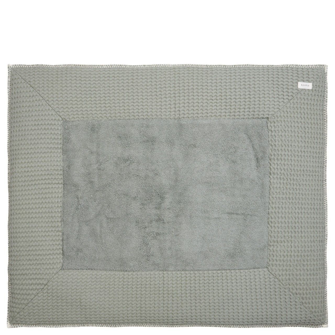 koeka Krabbeldecke Amsterdam „natural / shadow green“ 80x100cm – Bild 3