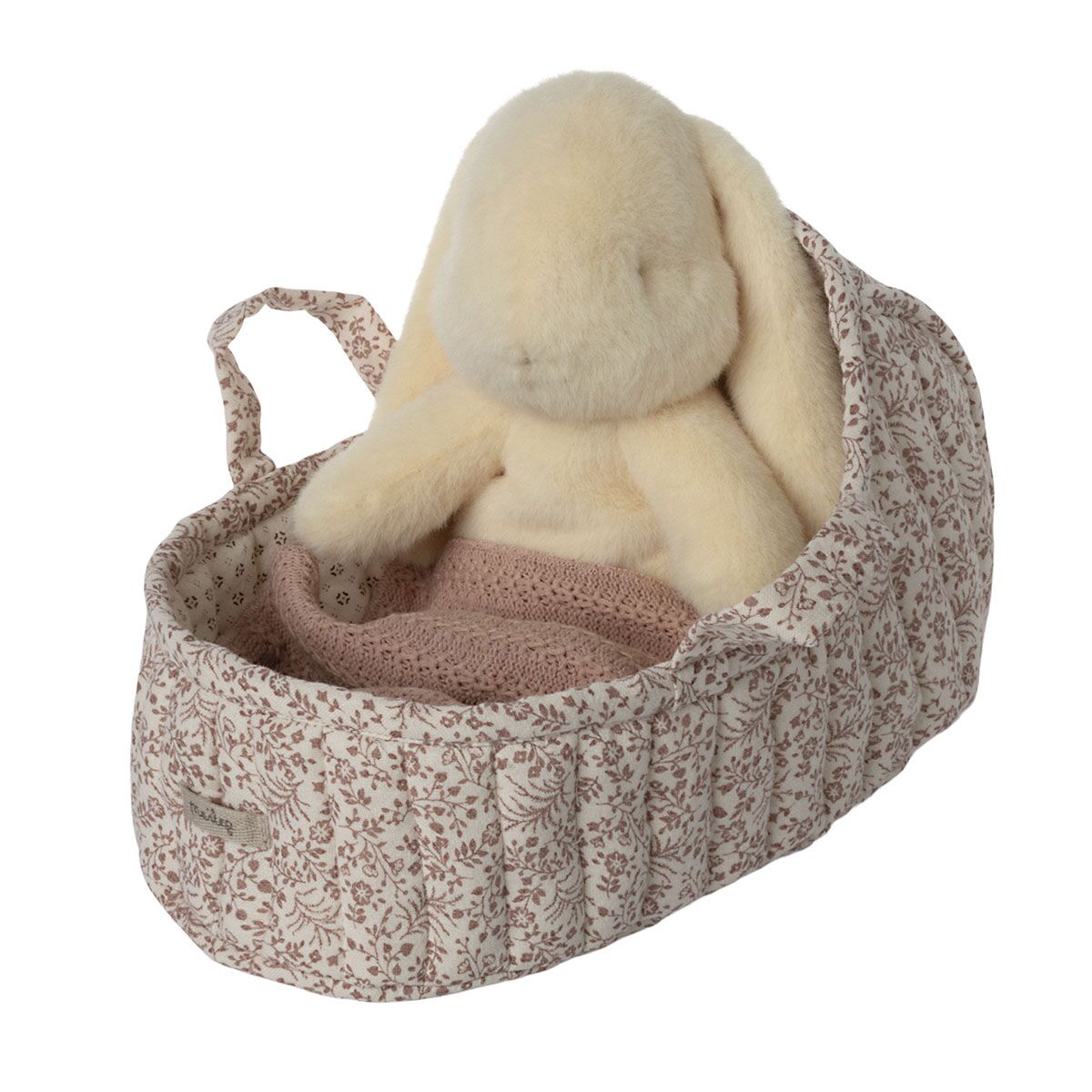 DELISTED Maileg Babytragetasche aus Stoff, Groß - Weiß, 17x14cm – Bild 2