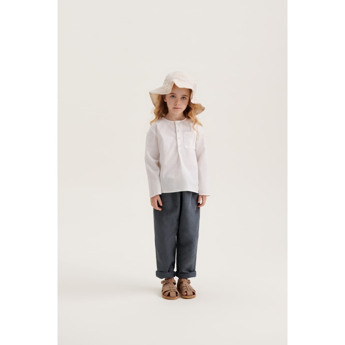 Liewood Kinder-Hemd Housten „Crisp white“, garngefärbt, Gr. 56-74, 98-122 – Bild 5