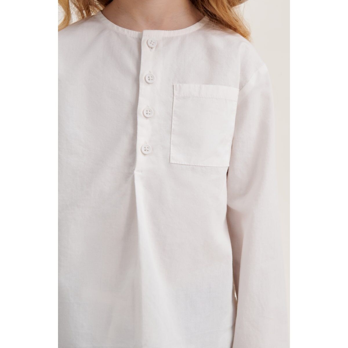 Liewood Kinder-Hemd Housten „Crisp white“, garngefärbt, Gr. 56-74, 98-122 – Bild 8