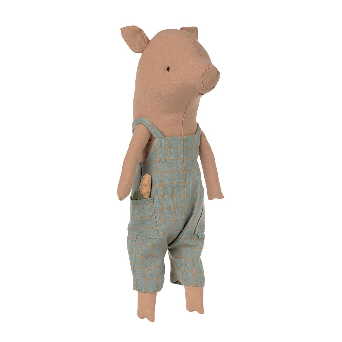Maileg Kuscheltier Schwein mit Overall, H34cm