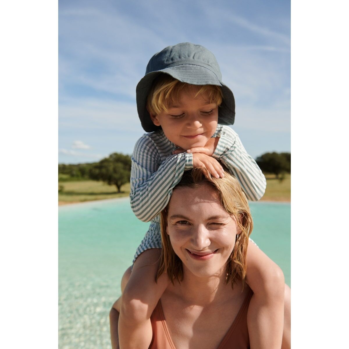 Liewood Wende-Sonnenhut Sander „Miami / Dusty mint“, 0-2J, 5-7 Jahre – Bild 6