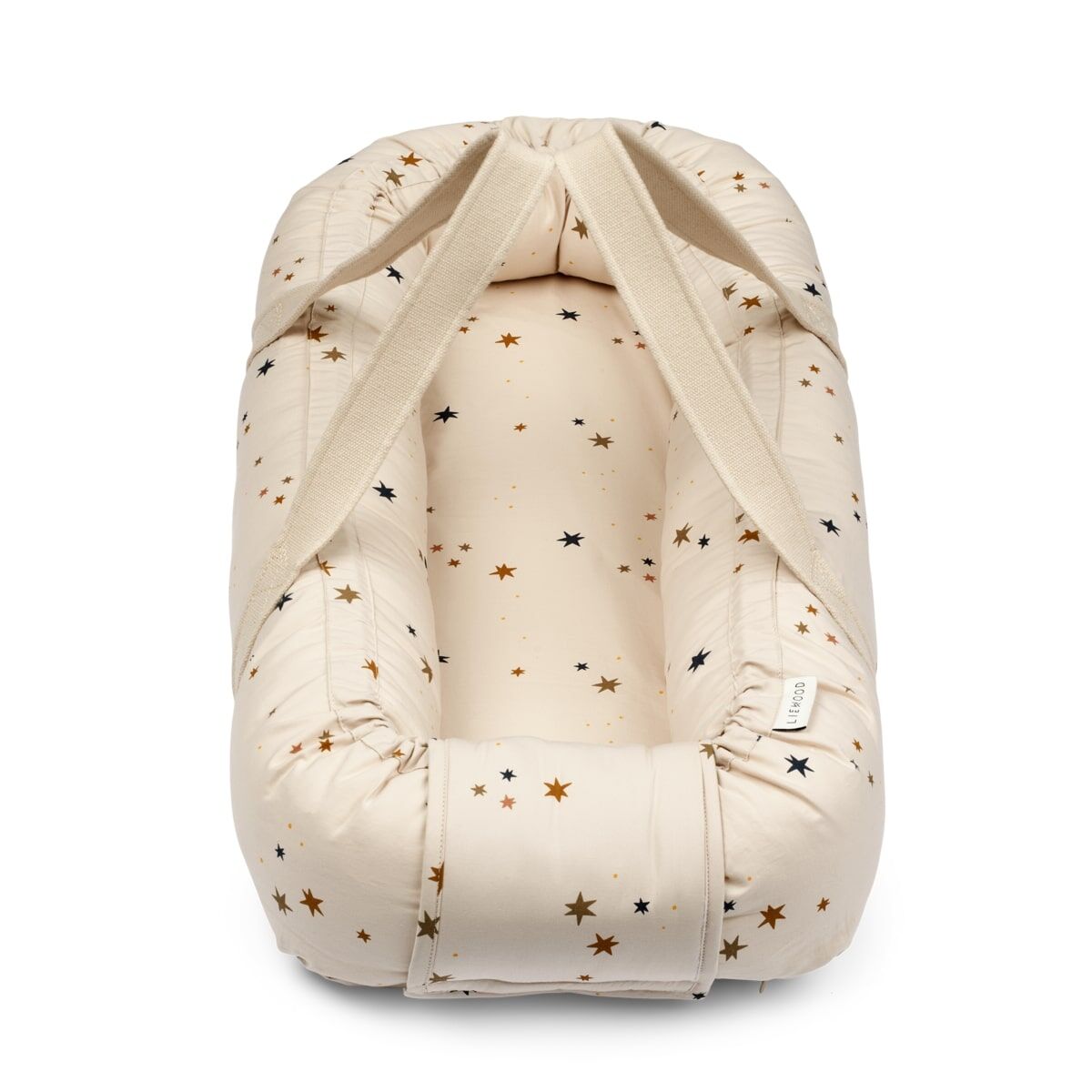 DELISTED Liewood Gro Babylift / Babynest „Star bright / Sandy“, Bio-Baumwolle – Bild 2