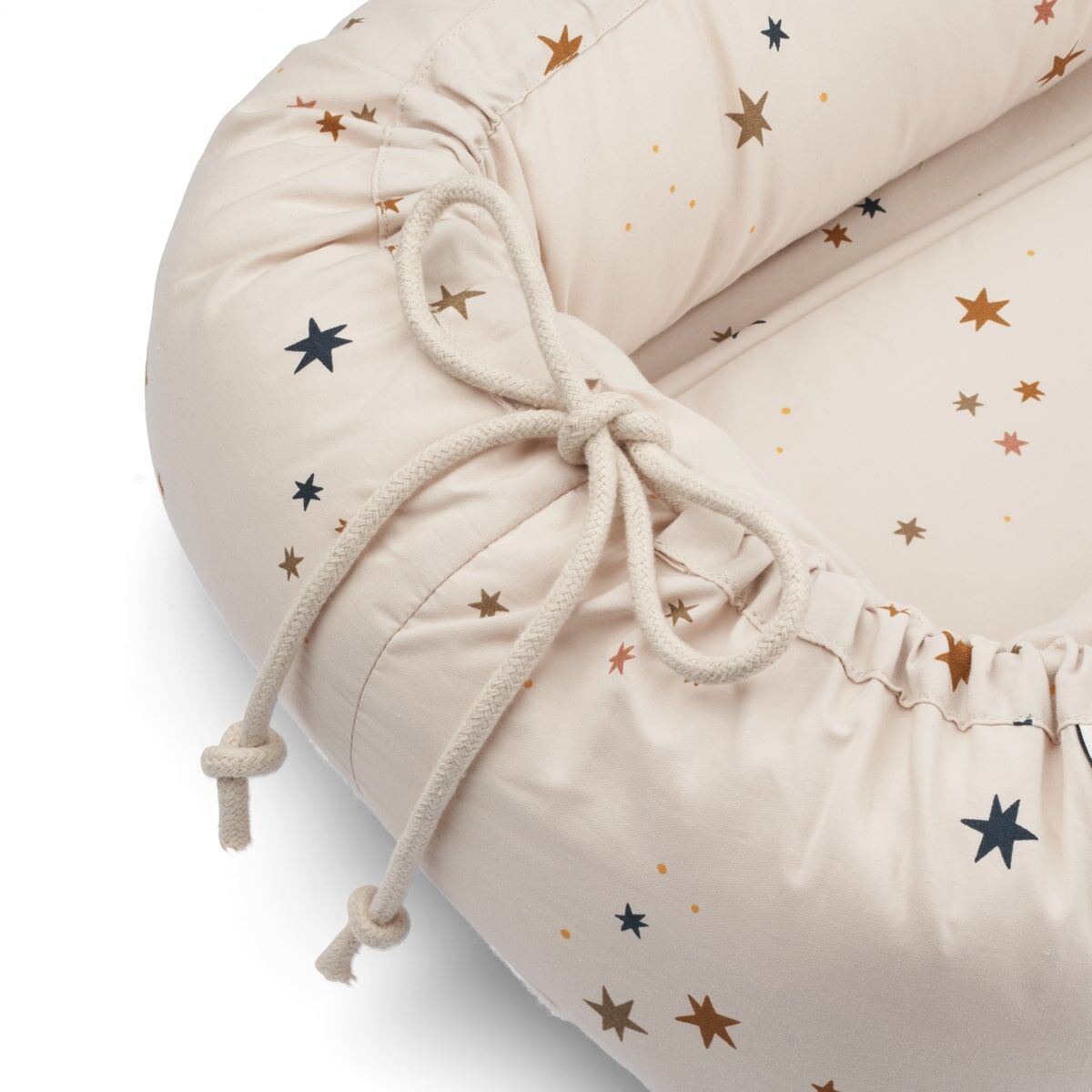 DELISTED Liewood Gro Babylift / Babynest „Star bright / Sandy“, Bio-Baumwolle – Bild 3