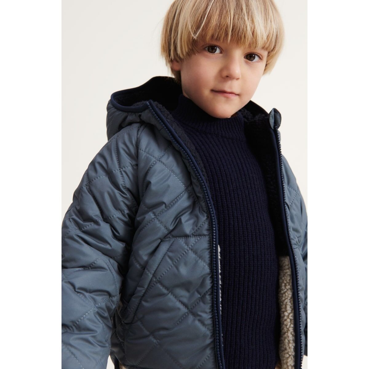 Liewood Jackson Thermo-Wendejacke für Kinder „Whale blue multi mix“ Gr. 80-98, 110, 122, 128, 140 – Bild 3