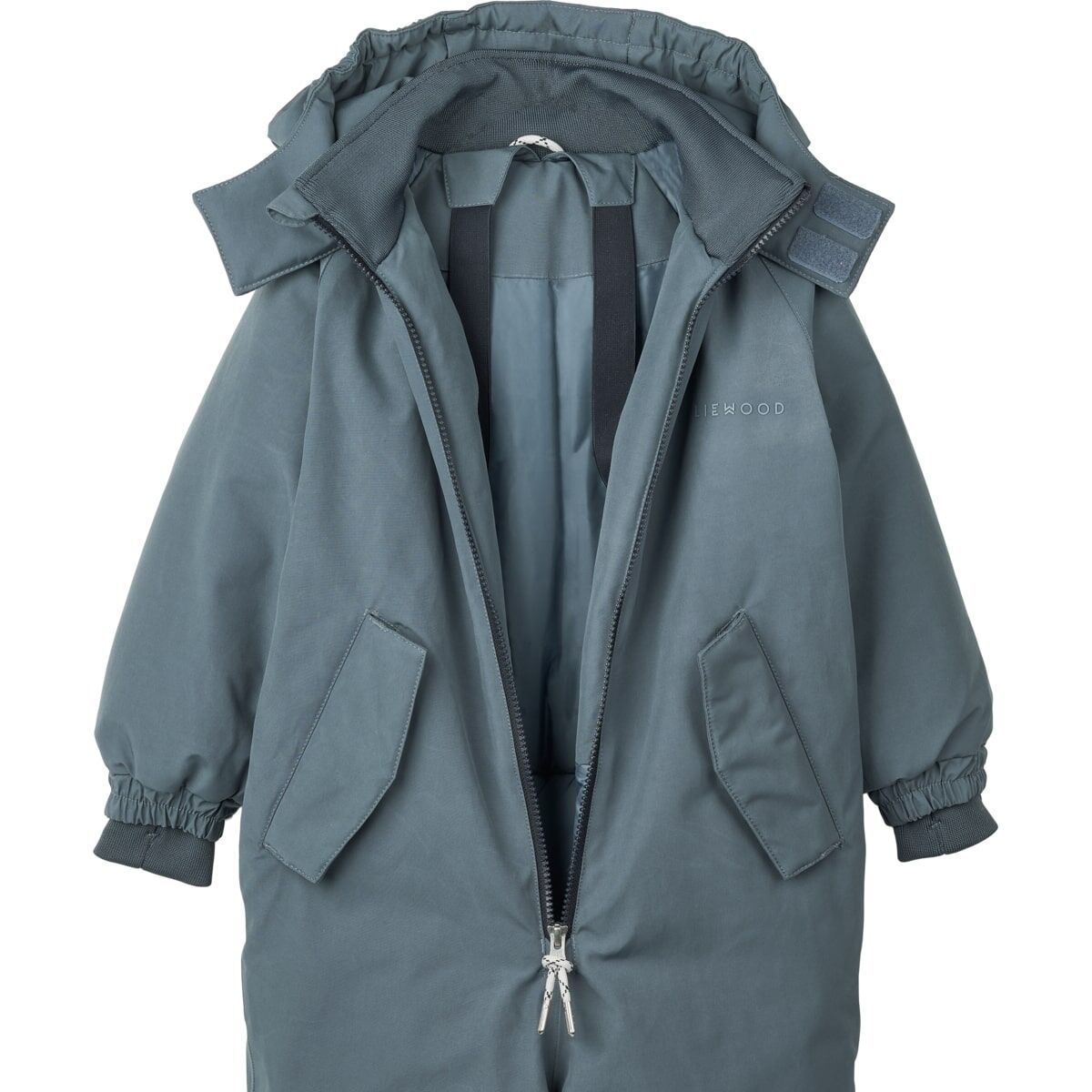 Liewood Sne Schneeanzug für Kinder „Whale blue“, Gr. 80 – Bild 3