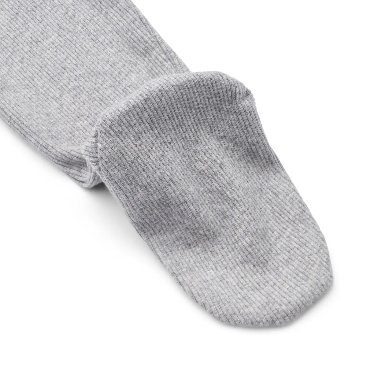 Liewood Baby-Leggings Facu „Light grey melange“, gerippt