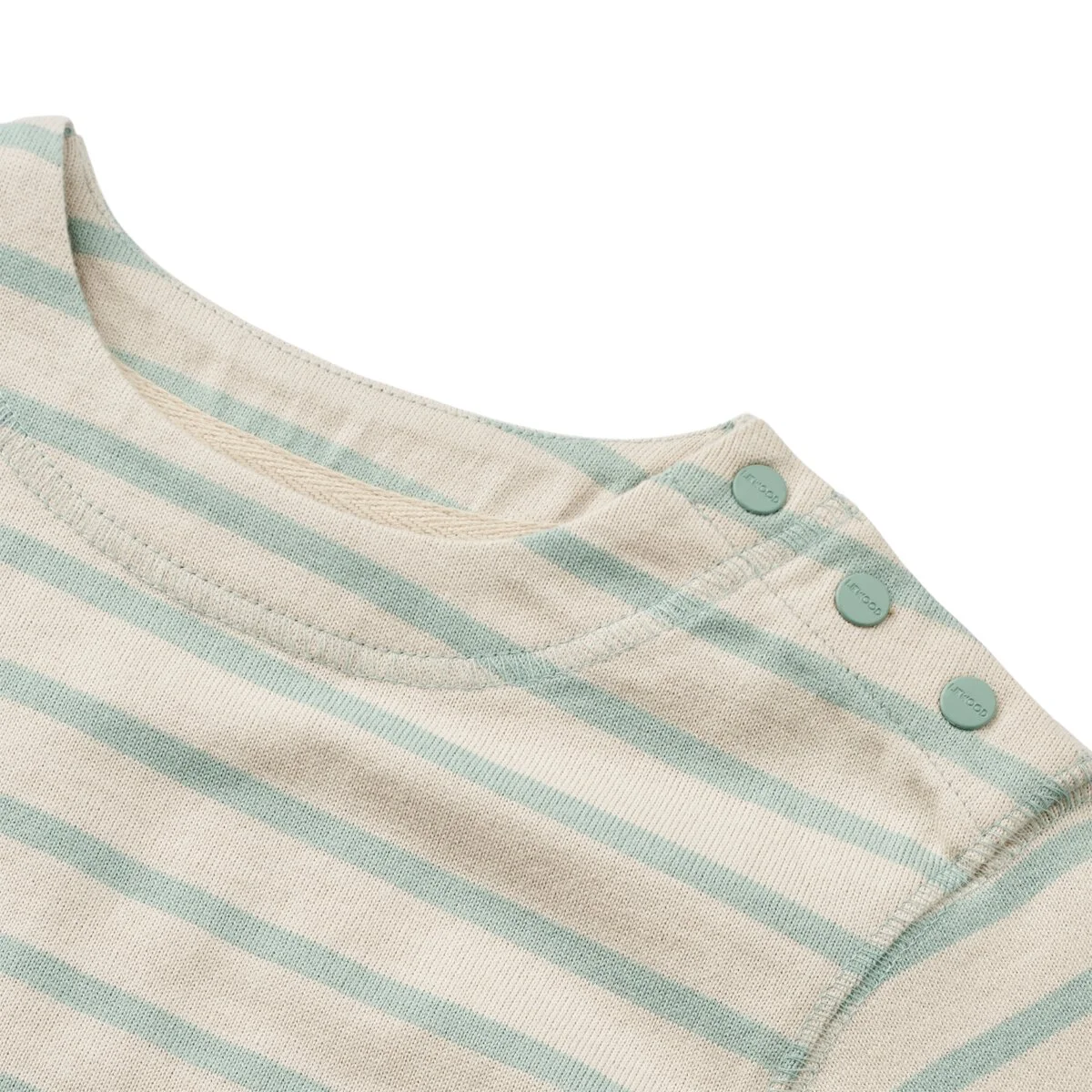 Liewood Baby-Sweatshirt Farah „Ice blue / Sandy“, Gr. 68-92