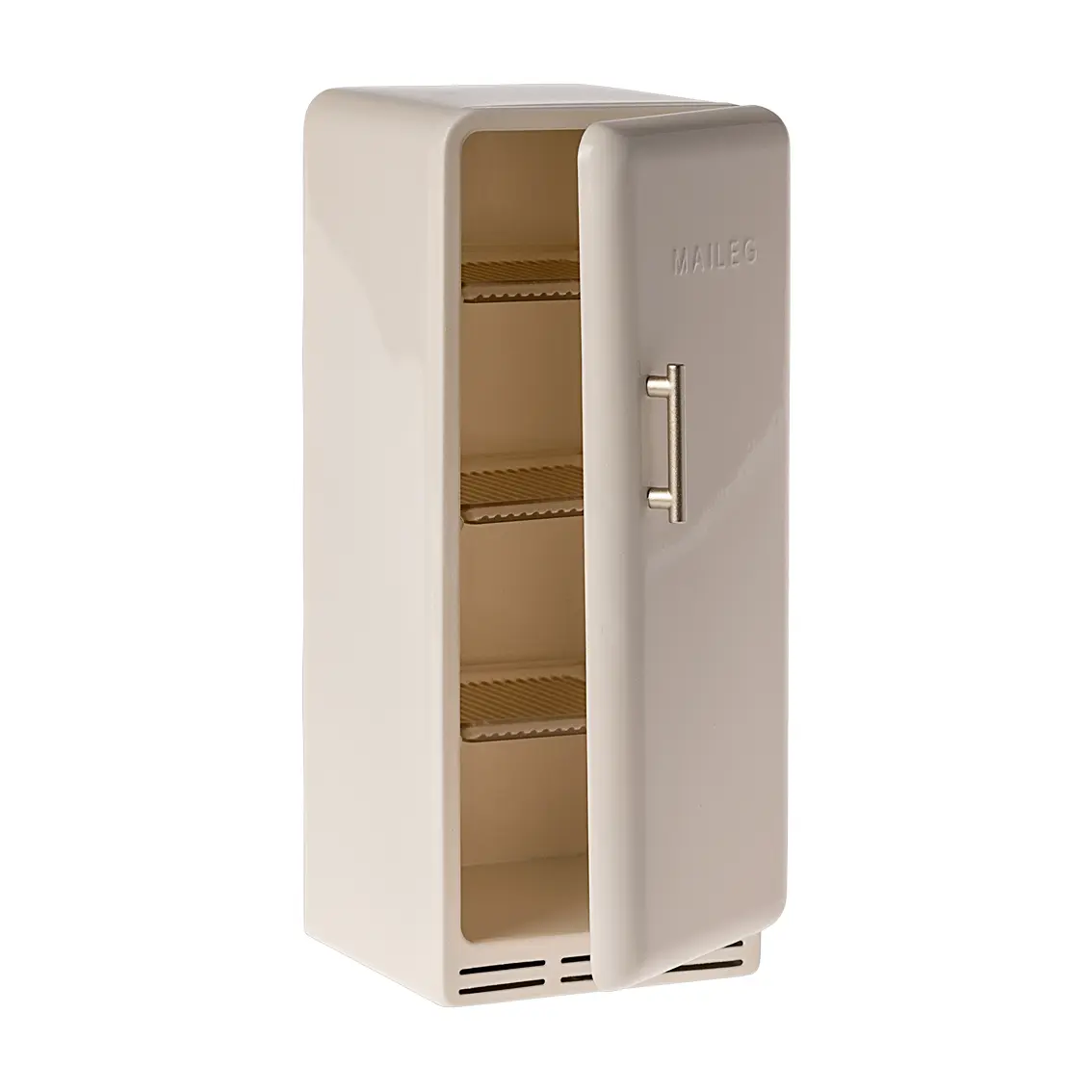 Maileg Retro Puppenhaus Kühlschrank „off white“, Metall, Hasengröße, H22cm