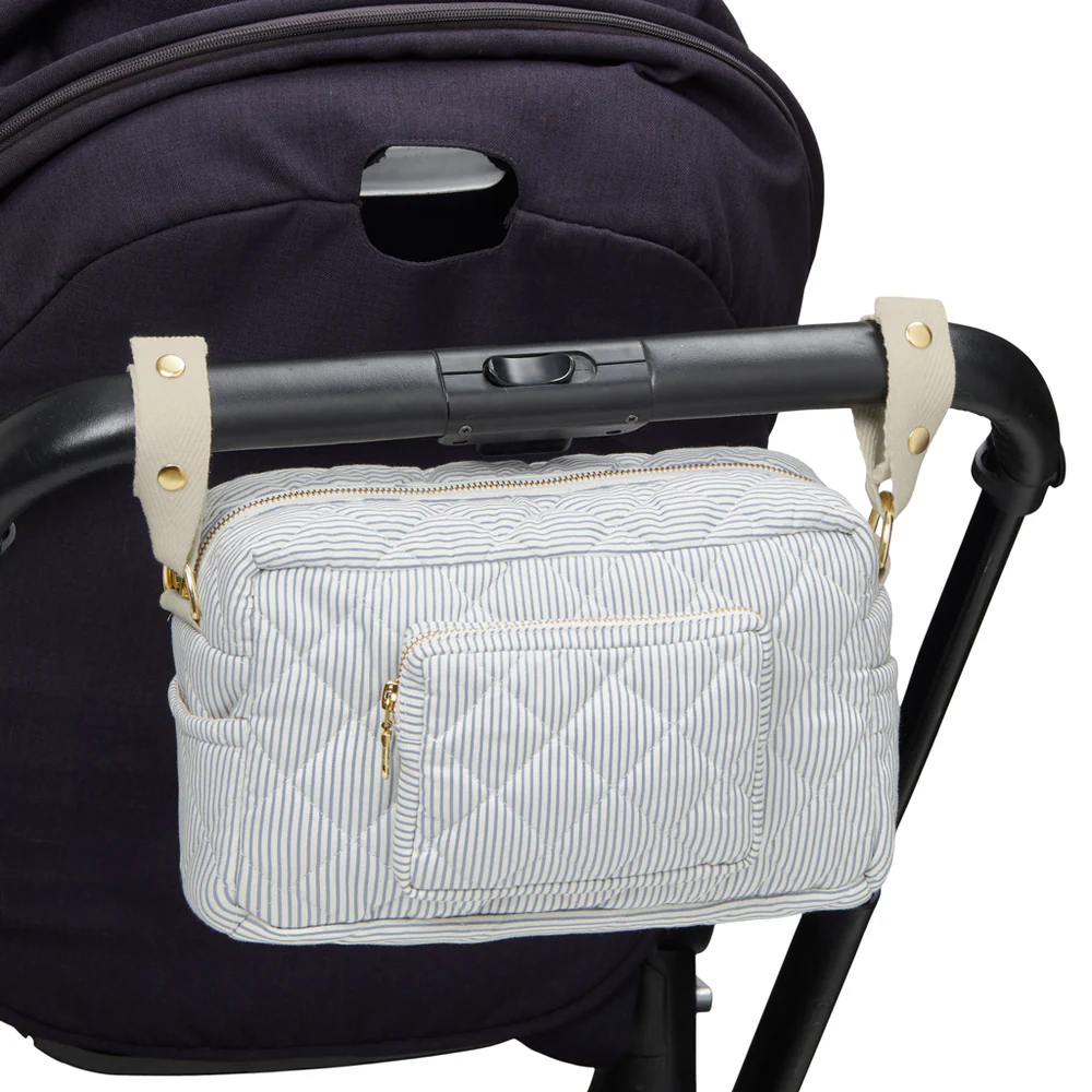 Cam Cam Wickeltasche „Classic Stripes Blue“, OCS, klein, 26x17x12cm