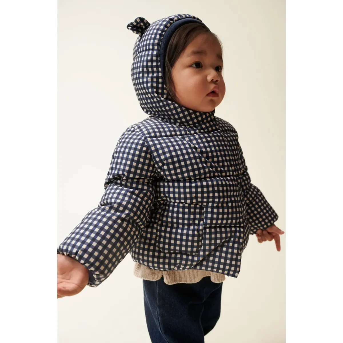 Liewood Kapuzen-Pufferjacke Giovanna „Cherries / Dark rosetta“, Gr. 74-98 – Bild 8