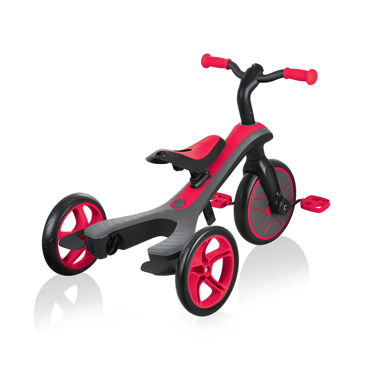 Globber Trike Explorer 4-in-1 – Rot, 10M-5J, mitwachsendes Dreirad