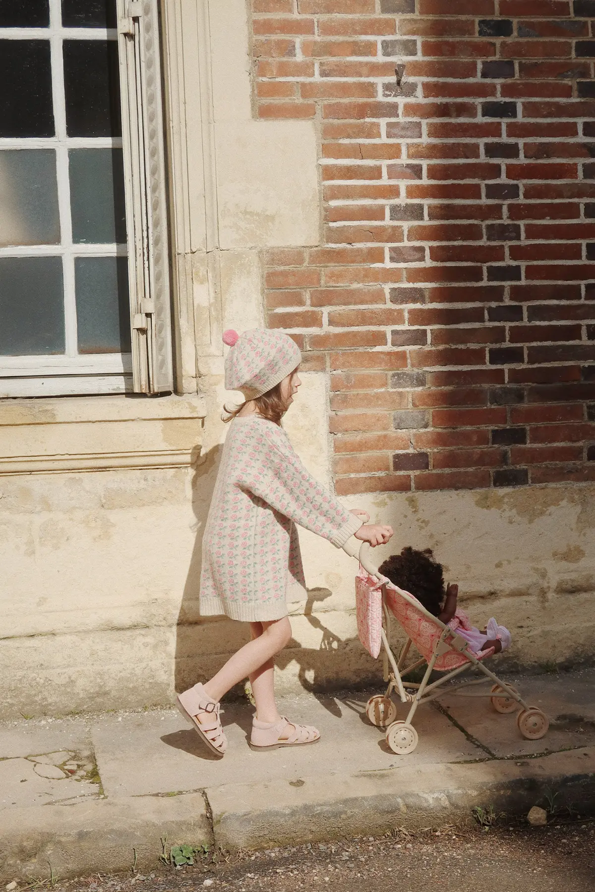 Konges Sløjd Puppen-Buggy „Lacy Pink“