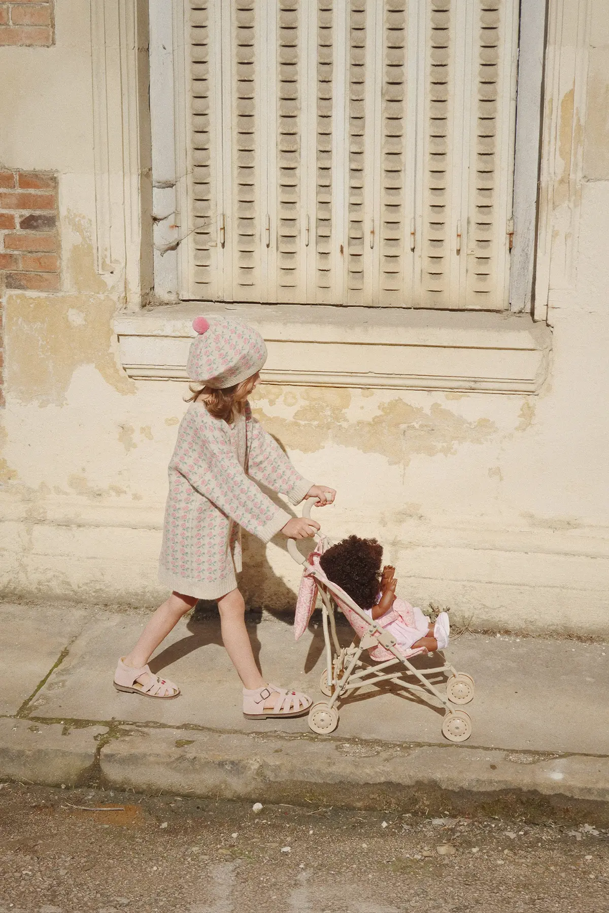 Konges Sløjd Puppen-Buggy „Lacy Pink“