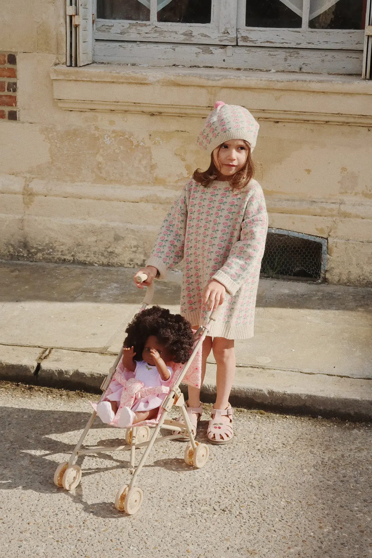 Konges Sløjd Puppen-Buggy „Lacy Pink“