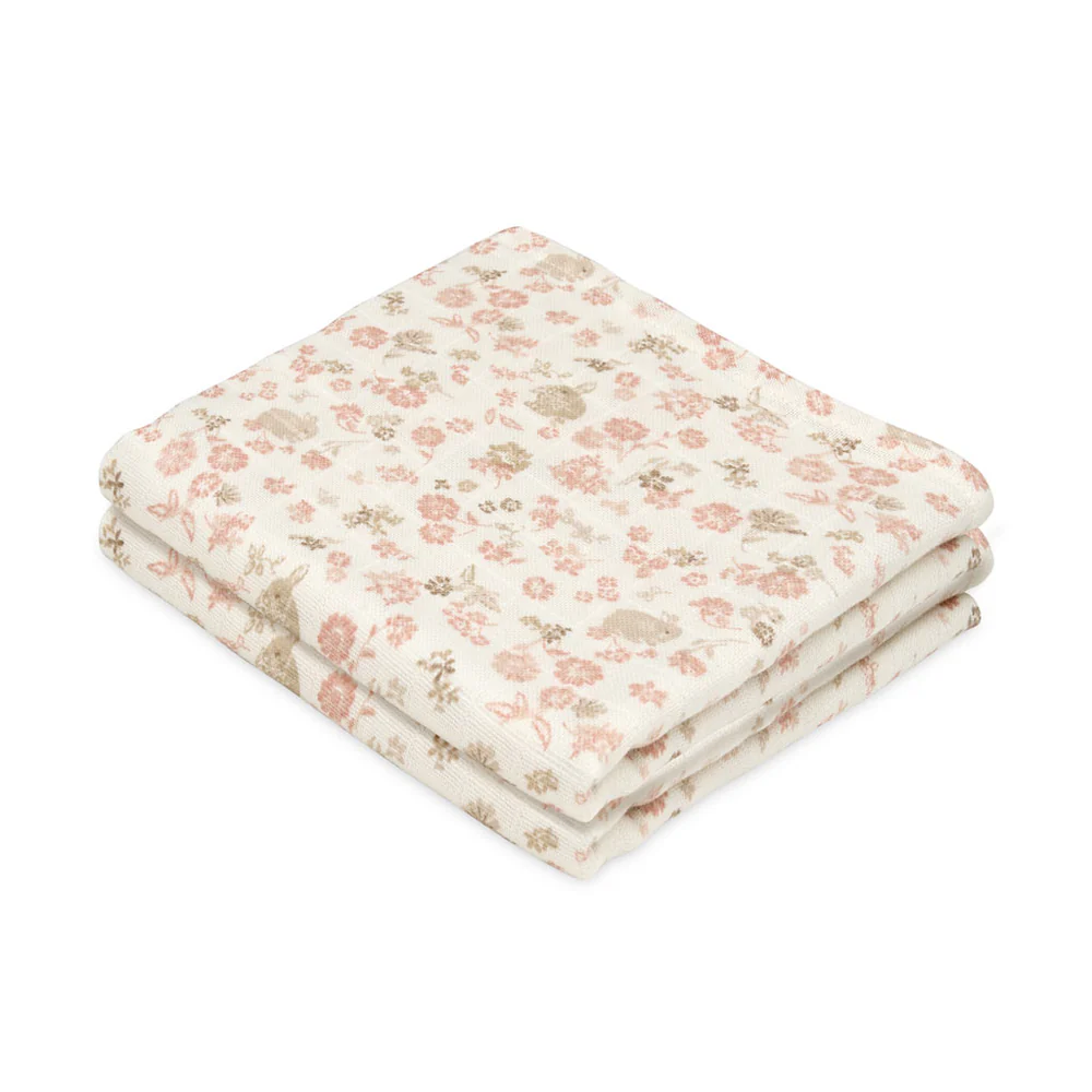 Cam Cam Musselintuch „Augusta“, 2er-Set, GOTS, 70x70cm