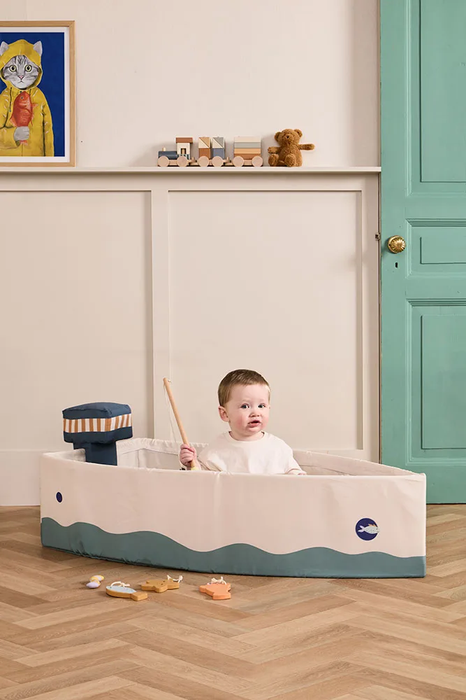 Kid's Concept Fischerboot mit Angelset, 117x60x27cm